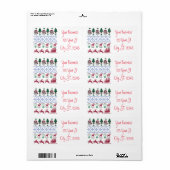 Ugly kerstkeuken Thunder_Cove Etiket (Full Sheet)