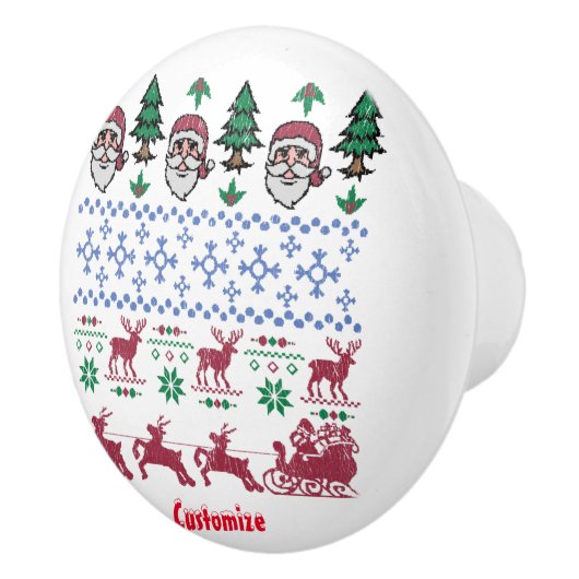 Ugly kerstkeuken Thunder_Cove Keramische Knop (Rechts)