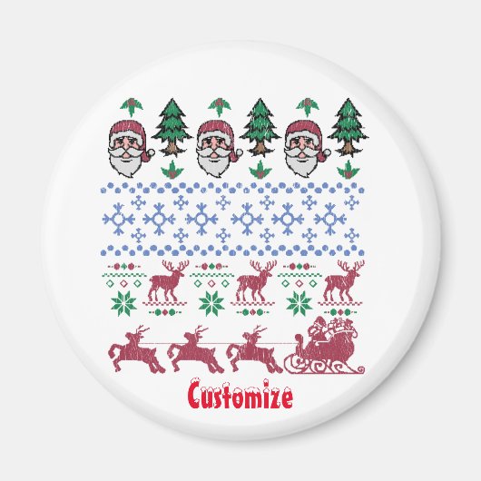 Ugly kerstkeuken Thunder_Cove Magneet (Voorkant)