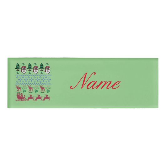 Ugly kerstkeuken Thunder_Cove Naambadge (Voorkant)