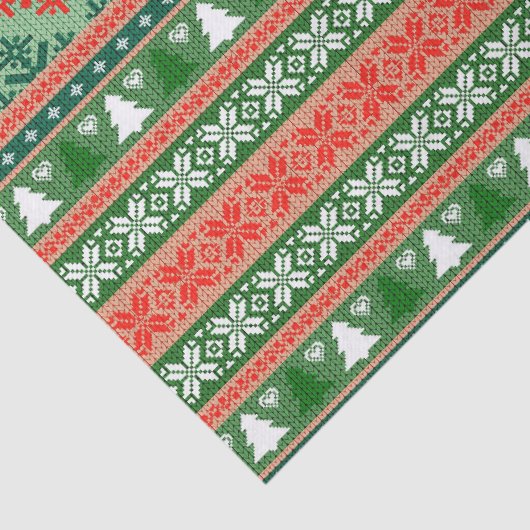 Ugly kerstkeuken tissuepapier (Detail)