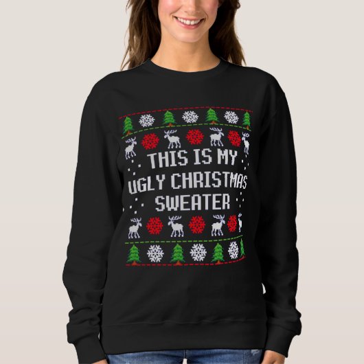 Ugly kerstkeuken trui (Voorkant)