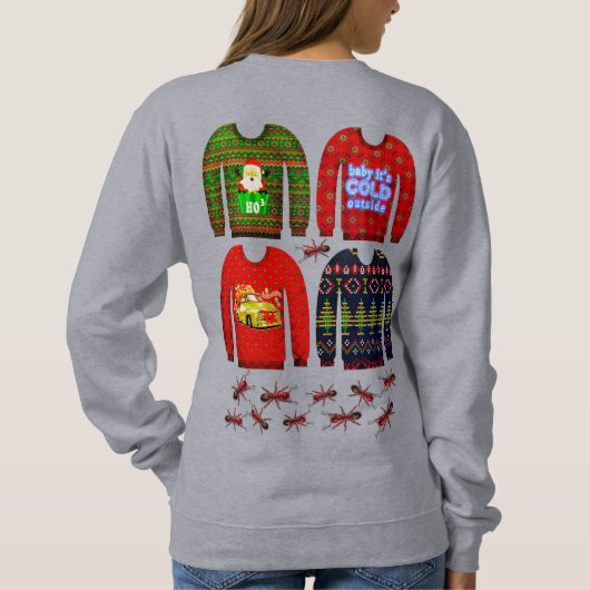 Ugly kerstkeuken trui (Achterkant)