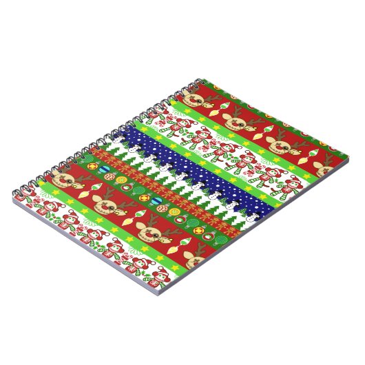 Ugly kerstkeukenboekje notitieboek (Linkerzijde)