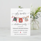 Ugly kerstkeukenbond kaart (Staand voorkant)