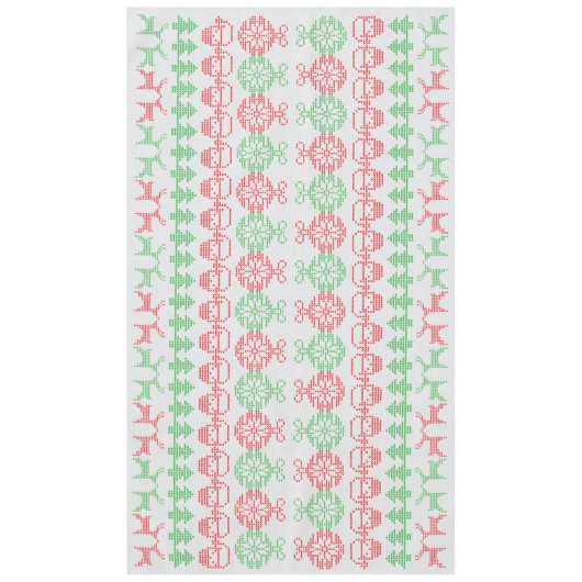 Ugly kerstkeukenpatroon tafelkleed (Voorkant)