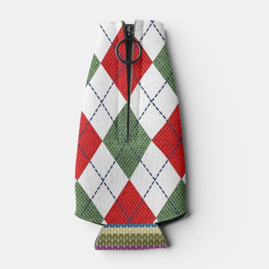 Ugly Kerstkeuker Partij Persoonlijk Flesjeskoeler (Achterkant)