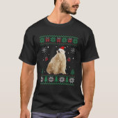 Ugly Kerstmis Pajama Sweater Polar Beer Animals L T-shirt (Voorkant)