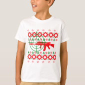 Ugly Kerstmis pistool T-shirt (Voorkant)