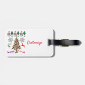 Ugly Kerstmis Random Mishmash Thunder_Cove Bagagelabel (Achterkant horizontaal)