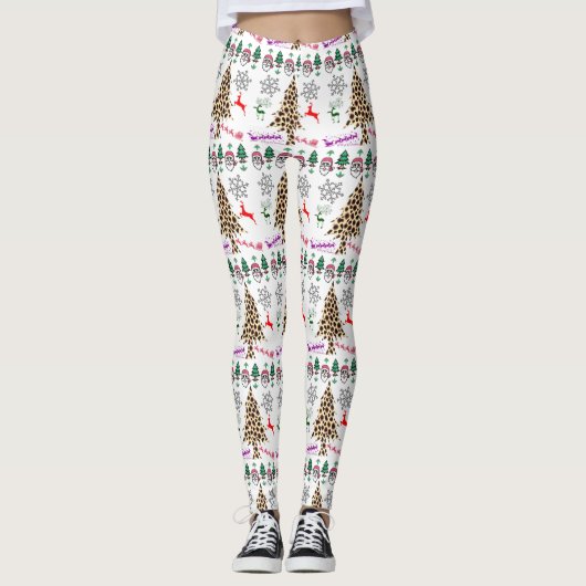 Ugly Kerstmis Random Mishmash Thunder_Cove Leggings (Voorkant)