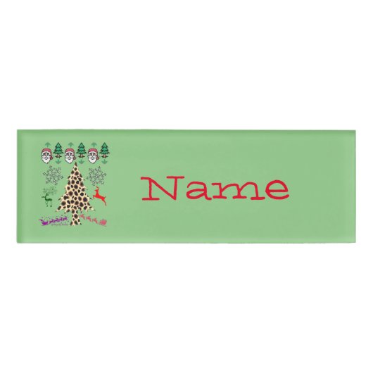 Ugly Kerstmis Random Mishmash Thunder_Cove Naambadge (Voorkant)