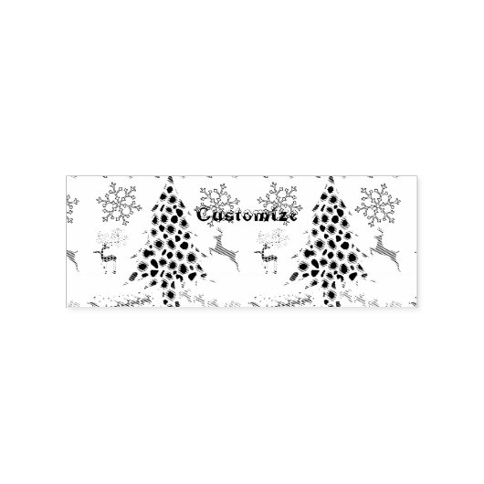 Ugly Kerstmis Random Mishmash Thunder_Cove Rubberstempel (Afrduk)