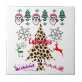 Ugly Kerstmis Random Mishmash Thunder_Cove Tegeltje (Voorkant)