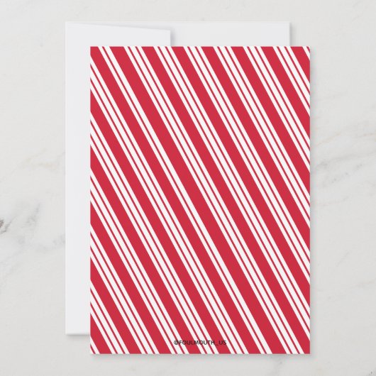 Ugly Kerstparty Uitnodiging (Achterkant)