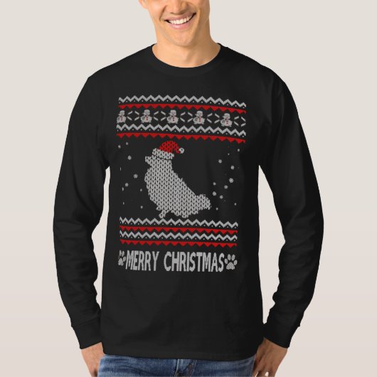 Ugly Kerstpommern T-shirt (Voorkant)