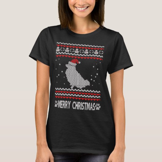 Ugly Kerstpommern T-shirt (Voorkant)