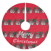Ugly kerststijl kerstman en bomen Thunder_Cove Kerstboom Rok (Voorkant)