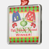 Ugly KerstSweater Contest Winner Ornament (Links)