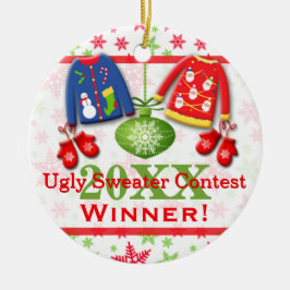 Ugly KerstSweater Contest Winner Ornament 2