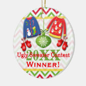 Ugly KerstSweater Contest Winner Ornament 3 (Links)