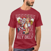 Ugly KerstSweater Dilly Dilly T-shirt (Voorkant)