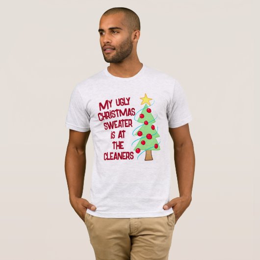 Ugly KerstSweater Funny T-Shirt (Voorkant volledig)