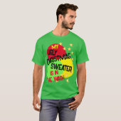 Ugly KerstSweater Funny T-Shirt (Voorkant volledig)