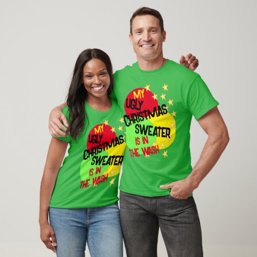 Ugly KerstSweater Funny T-Shirt (Unisex)