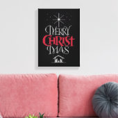 Ugly KerstSweater - Granny Knit - Christelijk Canvas Afdruk (Insitu (Woonkamer))
