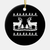 Ugly KerstSweater - Keramisch Ornament (Voorkant)
