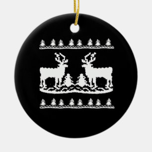 Ugly KerstSweater - Keramisch Ornament