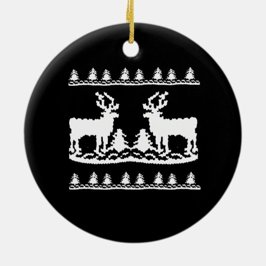 Ugly KerstSweater - Keramisch Ornament (Achterkant)