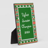 Ugly KerstSweater Knit Award Fotoplaat (Zijkant)