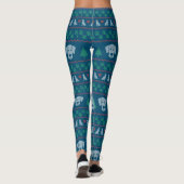 Ugly KerstSweater Labrador Retriever Edition Leggings (Achterkant)