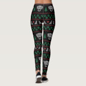 Ugly KerstSweater Labrador Retriever Edition Leggings (Achterkant)