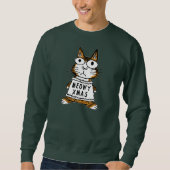 Ugly KerstSweater - Meowy Xmas Trui (Voorkant)