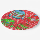 Ugly KerstSweater Party Papieren Bordje (Gekanteld)