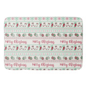 Ugly KerstSweater Pattern Holiday Badmat (Voorkant)