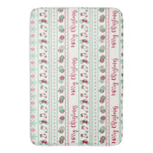 Ugly KerstSweater Pattern Holiday Badmat (Voorkant Verticaal)