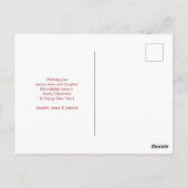 Ugly KerstSweater Pattern Holiday Briefkaart (Achterkant)