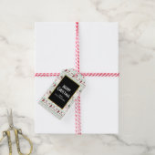 Ugly KerstSweater Pattern Holiday Cadeaulabel (Met Touw)