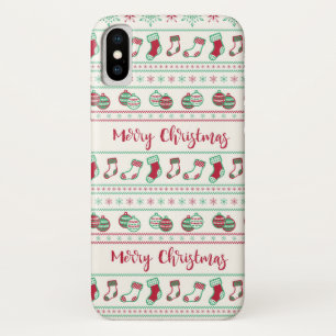 Ugly KerstSweater Pattern Holiday Case-Mate iPhone Case