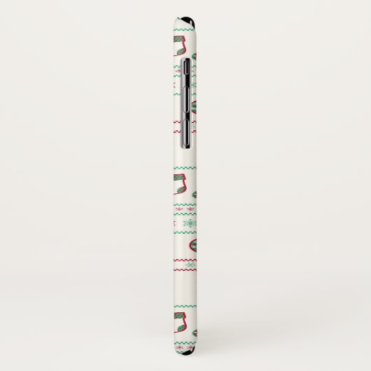 Ugly KerstSweater Pattern Holiday Case-Mate iPhone Case (Achterkant/links)