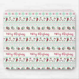 Ugly KerstSweater Pattern Holiday Muismat
