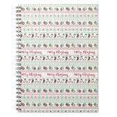 Ugly KerstSweater Pattern Holiday Notitieboek (Voorkant)