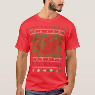 Ugly KerstSweater Skydiving Parachuting T-shirt