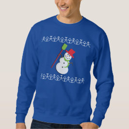 Ugly KerstSweater Snowman Trui