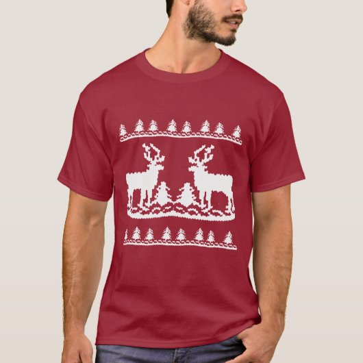 Ugly KerstSweater - T-shirt (Voorkant)