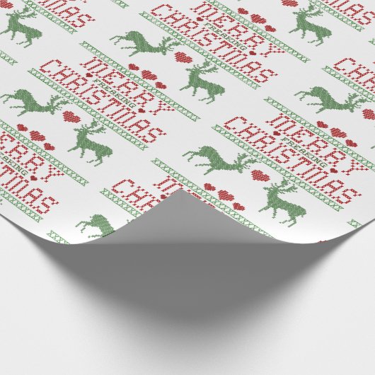 Ugly kersttrui cadeaupapier (Hoek)